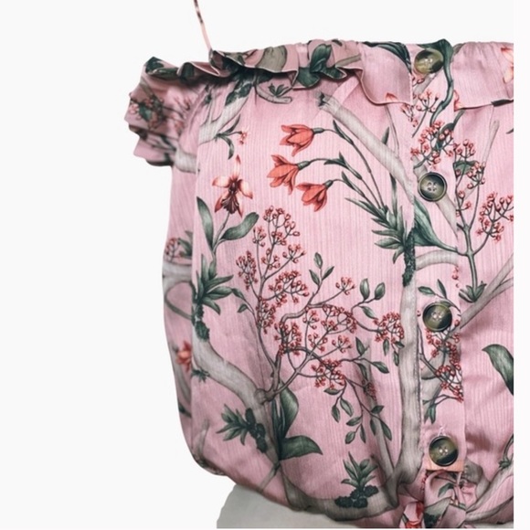 Johanna Ortiz x H&M Orchid Ruffle Tank - Picture 5 of 5